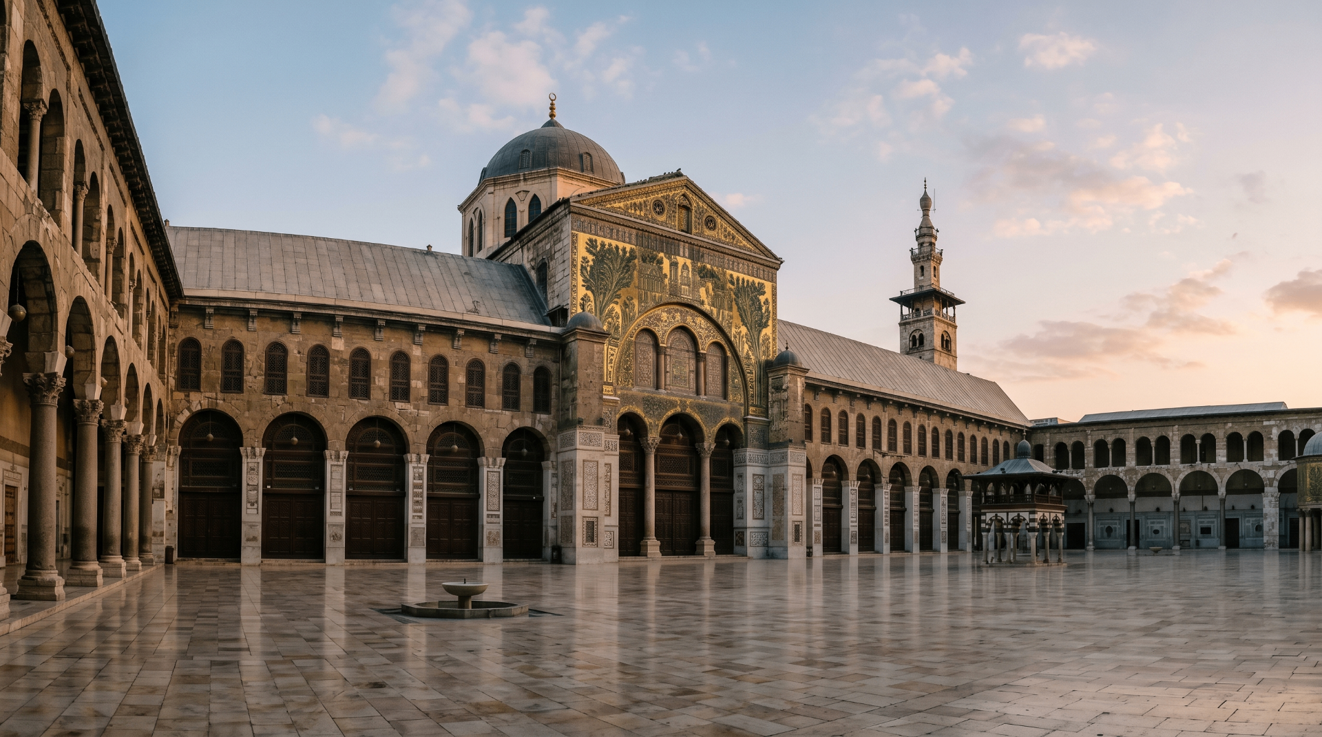 صحن الجامع الأموي